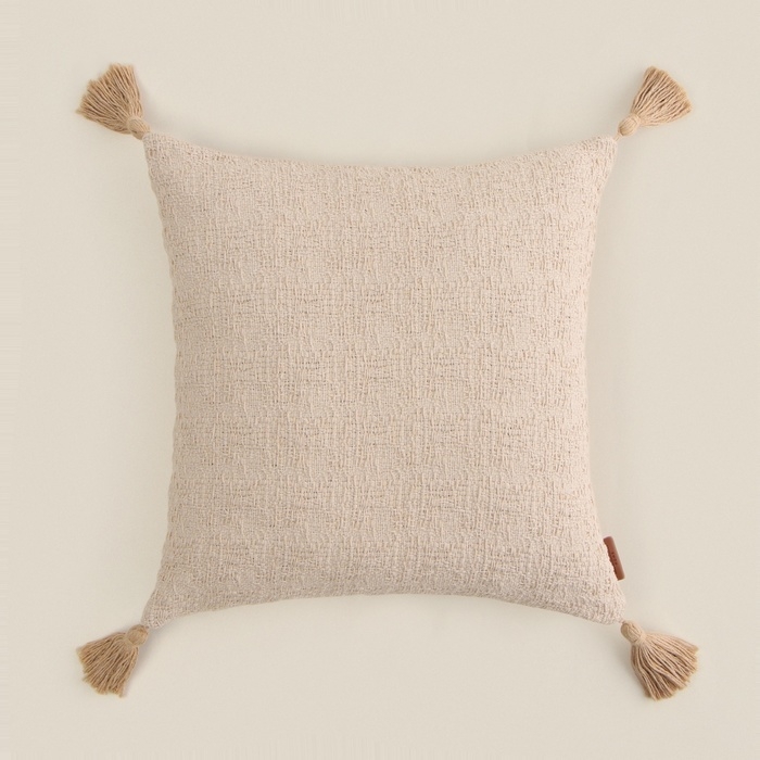Чехол на подушку SL Home TASSEL 45х45 см, цв. коричневый Чехол на подушку SL Home TASSEL 45х45 см, цв. коричневый