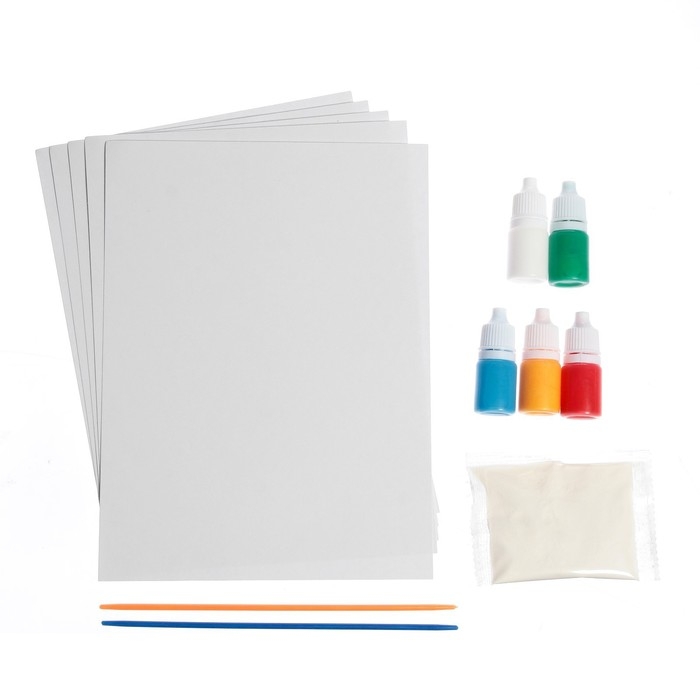 Набор для рисования эбру на новый год «Снеговик», новогодний набор для творчества Набор для рисования эбру на новый год «Снеговик», новогодний набор для творчества