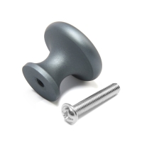 Ручка кнопка CAPPIO PK320, d=24 мм, цвет графит Ручка кнопка CAPPIO PK320, d=24 мм, цвет графит