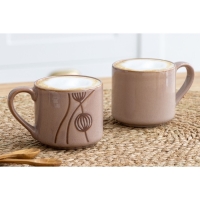 Кружка керамическая «Абстракция», 320 мл, цвет бронзовый Кружка керамическая «Абстракция», 320 мл, цвет бронзовый
