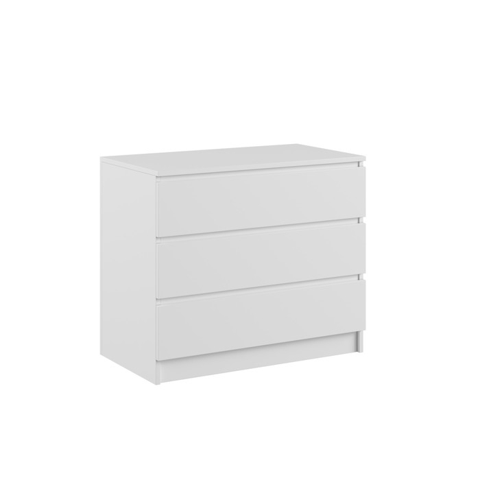 Комод с 3 ящиками Мадера, 800х420х775, Белый Комод с 3 ящиками Мадера, 800х420х775, Белый