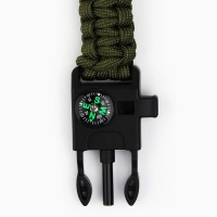 Браслет для выживания &laquo;Будь первым&raquo;, 26 х 2,5 см.