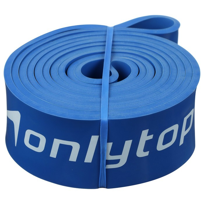 Эспандер ленточный многофункциональный ONLYTOP, 208х4,5х0,5 см, 17-54 кг, цвет синий Эспандер ленточный многофункциональный ONLYTOP, 208х4,5х0,5 см, 17-54 кг, цвет синий