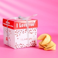 Печенье песочное с предсказаниями "Я тебя люблю", 5 шт., 35 г Печенье песочное с предсказаниями "Я тебя люблю", 5 шт., 35 г