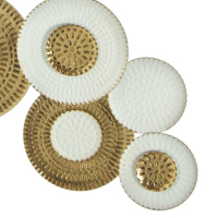 Декор настенный металл "Пустыня" белый с золотом 53,5х6,5х110 см Декор настенный металл "Пустыня" белый с золотом 53,5х6,5х110 см