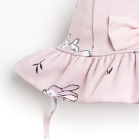 Чепчик (панамка) Крошка Я "Зайчик", серый, р.46 Чепчик (панамка) Крошка Я "Зайчик", серый, р.46