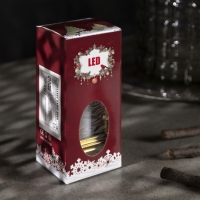 Светодиодная фигура «Золотистый фонарь со свечками» 5.5 × 13 × 5.5 см, пластик, батарейки AG13х3 (в комплекте), свечение тёплое белое Светодиодная фигура «Золотистый фонарь со свечками» 5.5 × 13 × 5.5 см, пластик, батарейки AG13х3 (в комплекте), свечение тёплое белое