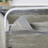 Корзина для белья, 40,5×31×75 см, цвет серый Корзина для белья, 40,5×31×75 см, цвет серый