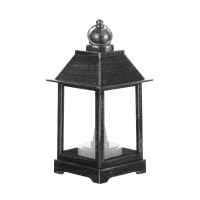 Ночник "Фонарь малый" LED от батареек 3хLR44 черно-серебристый 6х6х13 см Ночник "Фонарь малый" LED от батареек 3хLR44 черно-серебристый 6х6х13 см