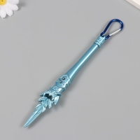 Фонарик свет на карабине "Меч" мигает, 3 режима, ультрафиолет, лазер 2х3х19 см МИКС Фонарик свет на карабине "Меч" мигает, 3 режима, ультрафиолет, лазер 2х3х19 см МИКС