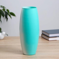 Ваза "Абстракция-зеленый" d-7,5см 10х26 см, микс