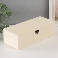 Шкатулка дерево под роспись "Прямоугольная" замок пряжка 26х11х8 см Шкатулка дерево под роспись "Прямоугольная" замок пряжка 26х11х8 см