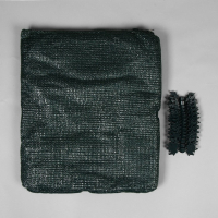 Сетка затеняющая, 5 &times; 3 м, плотность 55 г/м&sup2;, зелёная, в наборе 15 клипс