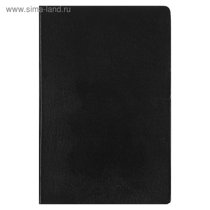 Ежедневник недатированный А5, 160 листов Megapolis, твёрдая обложка, искусственная кожа, чёрный