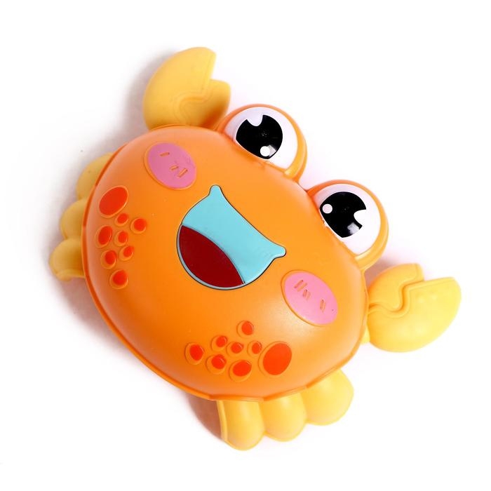 Игрушка инерционная «Крабик», двигается от нажатия, цвета МИКС Игрушка инерционная «Крабик», двигается от нажатия, цвета МИКС