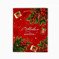 Пакет подарочный новогодний ламинированный &laquo;Новогодняя история&raquo;, MS 18 х 23 х 8 см, Новый год