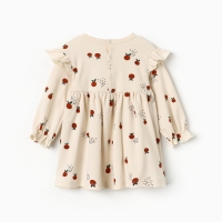 Платье и повязка Крошка Я Oranges  р. 86-92, молочный