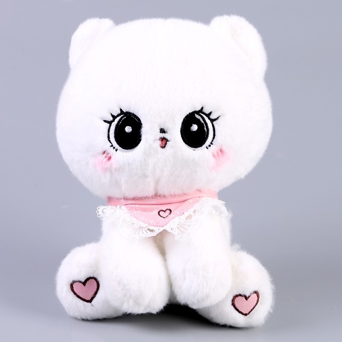 Мягкая игрушка &laquo;Котик&raquo;, 23 см, цвет белый