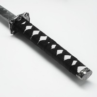 Сув. изделие катаны 3в1 на подставке, ножны дерево, черные глянец 54/81/100см, рукоять микс