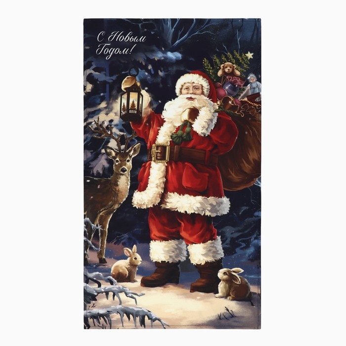 Новый год. Полотенце кухонное: Новый год &laquo;Этель&raquo; Рождественская история 40х70 см, 100% хл, саржа 190 г/м2
