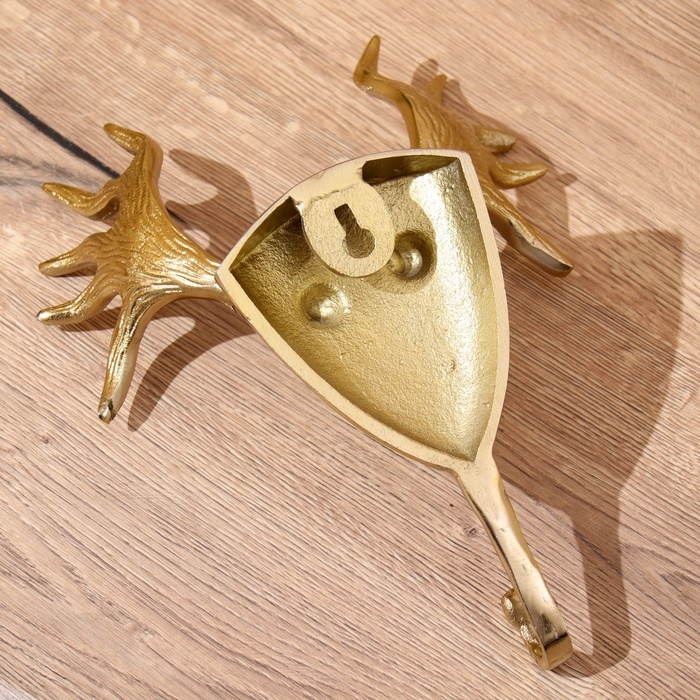 Крючок "Рога" алюминий 14х22х31 см