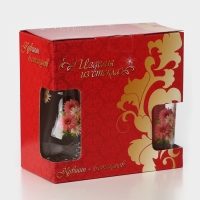 Набор питьевой &laquo;Букеты&raquo;, стеклянный, кувшин 1,7 л + 6 стаканов 230 мл, МИКС