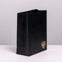 Пакет подарочный вертикальный, упаковка, &laquo;Отечество наше&raquo;, 25 х 32 х 12 см