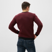 Свитшот мужской НАЧЁС, цвет бордо, размер 48 Свитшот мужской НАЧЁС, цвет бордо, размер 48