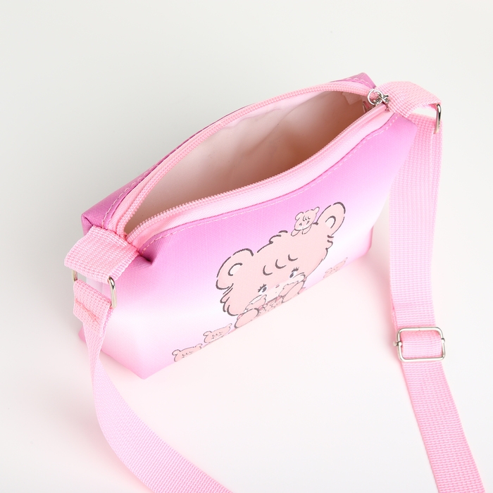 Сумка детская для девочки на молнии, цвет розовый Сумка детская для девочки на молнии, цвет розовый