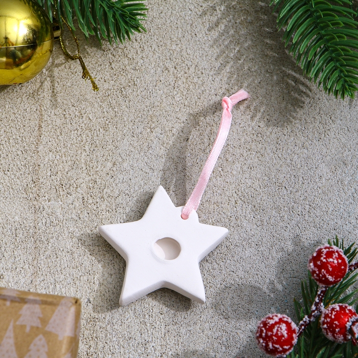 Новый год! Набор ёлочных украшений под раскраску 4 шт. «Единороги» с подвесом, кисть Новый год! Набор ёлочных украшений под раскраску 4 шт. «Единороги» с подвесом, кисть