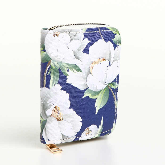 Кошелёк на молнии, цвет синий Кошелёк на молнии, цвет синий