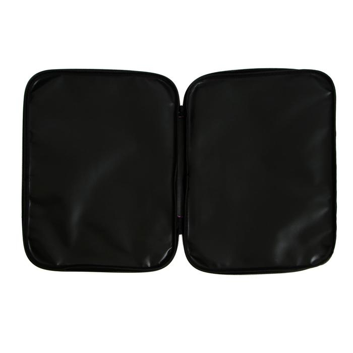 Папка с ручками текстильная А4, Calligrata Папка с ручками текстильная А4, Calligrata "Офис", для бумаг, для офиса, нейлон 600D, лён, фиолетовая, ПМ/1, 350 х 270 х 20 мм