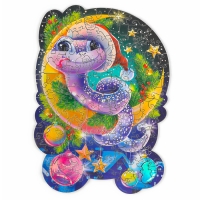 Пазлы фигурные деревянные &laquo;Волшебная змея&raquo; с голографией, 137 элементов, символ года 2025