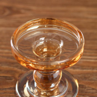 Подсвечник стекло на 1 свечу "Подиум" карамель 8,5х8,5х8,5 см Подсвечник стекло на 1 свечу "Подиум" карамель 8,5х8,5х8,5 см