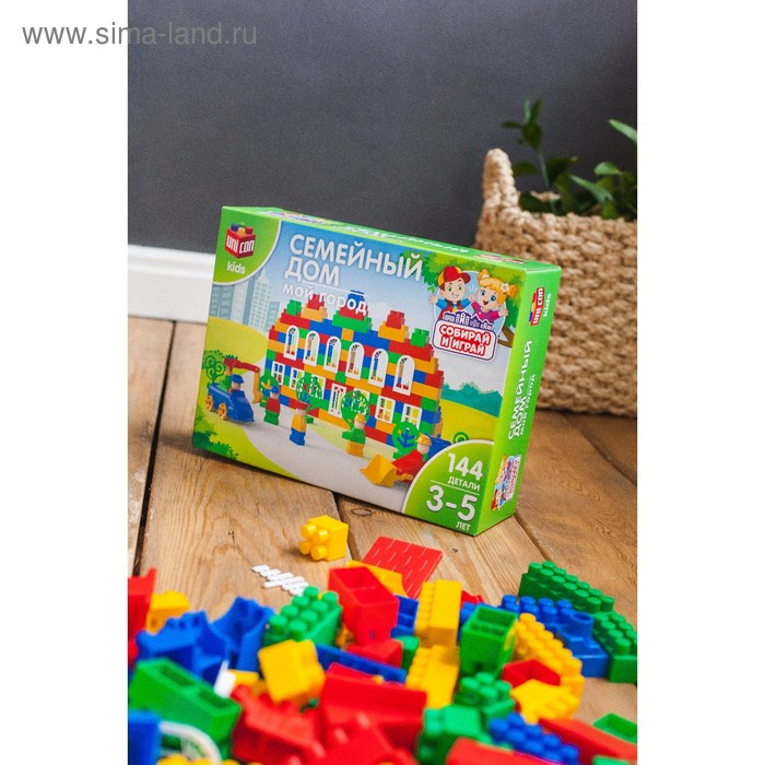 Конструктор &laquo;Мой город: Семейный дом&raquo;, 144 детали