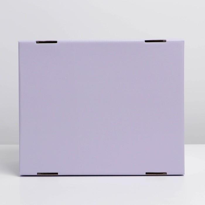 Коробка подарочная складная, упаковка, &laquo;Лавандовая&raquo;, 31,2 х 25,6 х 16,1 см