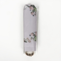 Зонт механический &laquo;Нежность&raquo;, эпонж, 4 сложения, 8 спиц, R = 48/55 см, D = 110 см, цвет МИКС