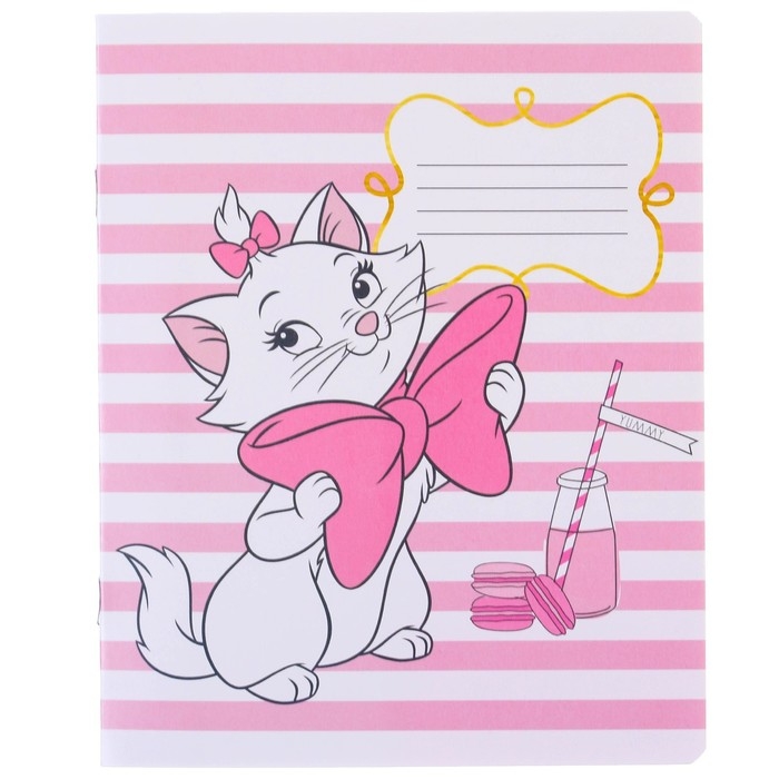 Набор тетрадей 10 штук, 12 листов, в клетку, обложка мелованный картон, Коты аристократы