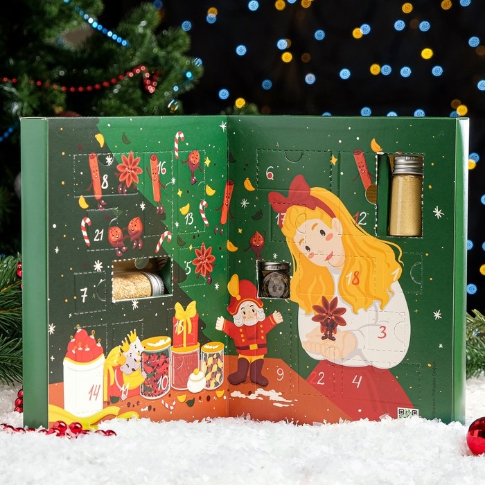 Адвент - календарь со специями, 180,5 г Адвент - календарь со специями, 180,5 г