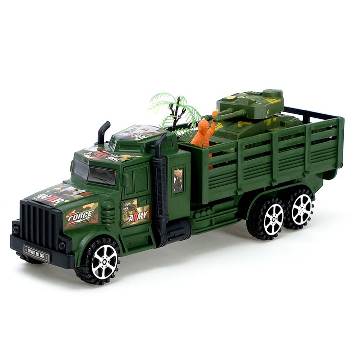 Машина инерционная «Военная», с танком и солдатиком Машина инерционная «Военная», с танком и солдатиком