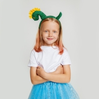 Карнавальный ободок &laquo;Дракончик&raquo;, цвет зелёный