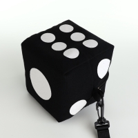 Сумка для девочки на молнии, регулируемый ремень, цвет черный