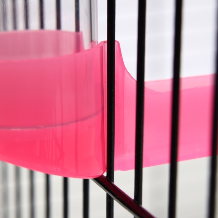 Набор из 2 поилок для птиц, 80 мл, 15 х 8 см, микс цветов Набор из 2 поилок для птиц, 80 мл, 15 х 8 см, микс цветов