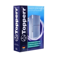 Набор Topperr для холодильника, средство+поглотитель запаха+салфетка Набор Topperr для холодильника, средство+поглотитель запаха+салфетка