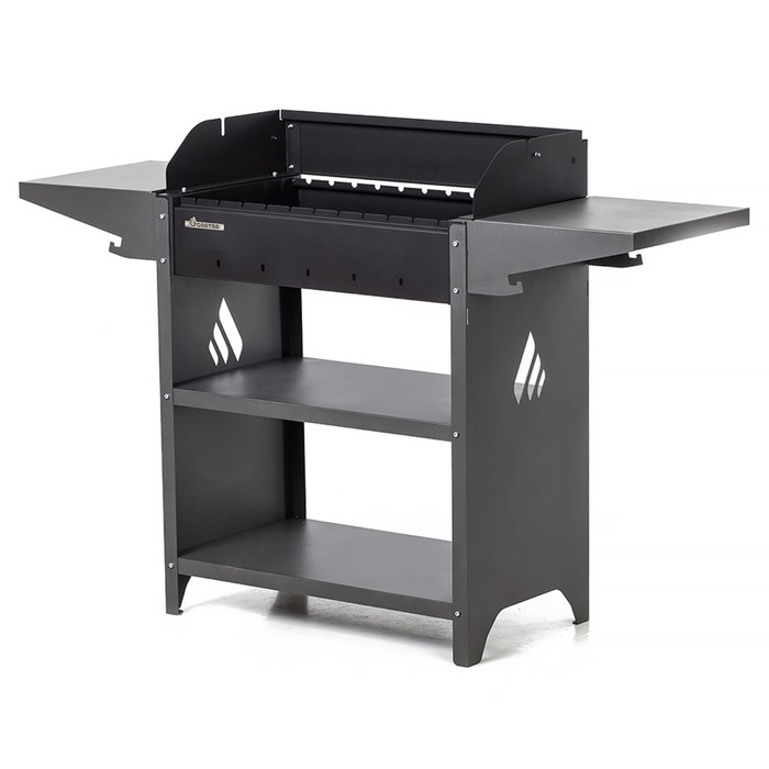 Мангал "Family Standart Grill FSG2000" 133,2 х 39,4 х 89,5 см, 2 мм, крышка, боковые полки