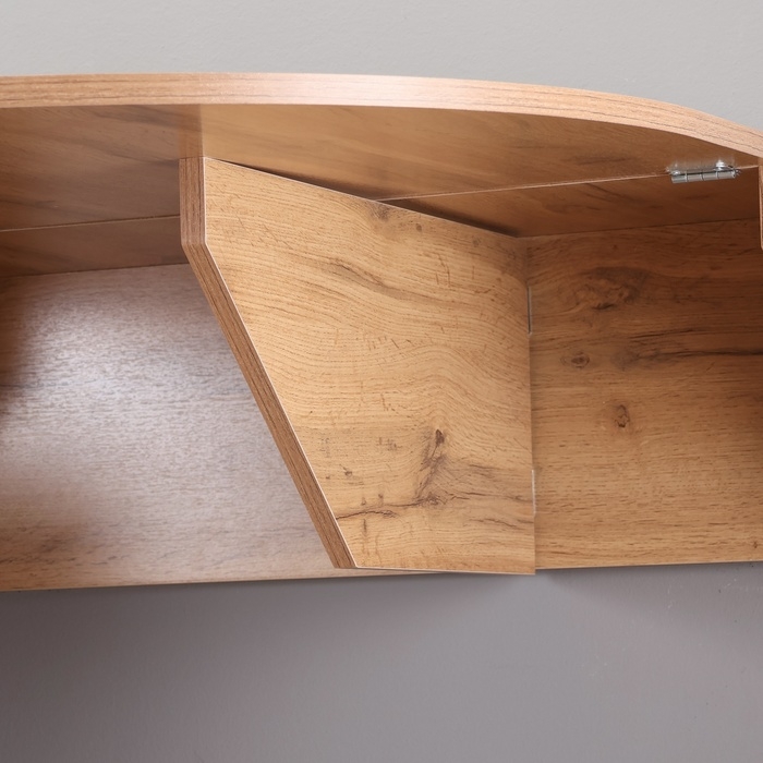 Стол тумба, 800х800, Дуб вотан