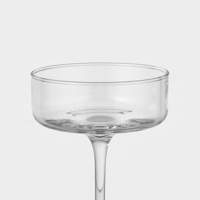 Набор бокалов для шампанского «Шик», стеклянный, 240 мл, 6 шт Набор бокалов для шампанского «Шик», стеклянный, 240 мл, 6 шт