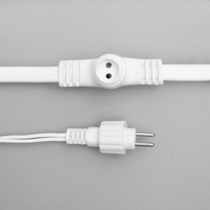 Гирлянда &laquo;Занавес&raquo; 2 &times; 9 м, IP44, УМС, белая нить, 1800 LED, свечение синее, 220 В