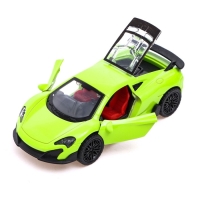 Машина металлическая &laquo;Купе&raquo;, инерция, открываются двери, багажник, цвет зелёный