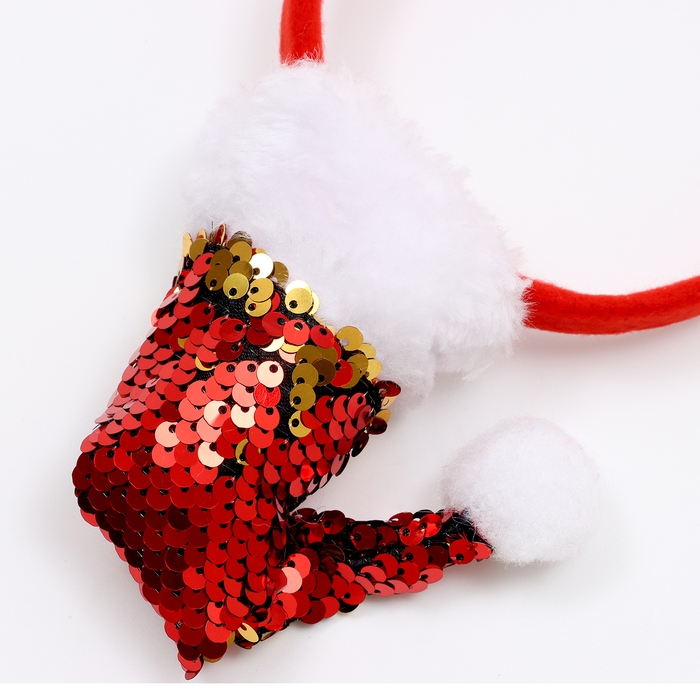 Карнавальный ободок &laquo;Колпак&raquo;, с пайетками